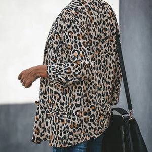 leopard print blazer