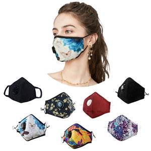 JAC-1 fashion custom washable dust mouth breathing cotton antipollution mask