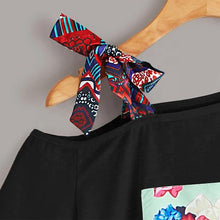 Laden Sie das Bild in den Galerie-Viewer, Trendy printed round neck short sleeve women cotton T-shirt lady summer tops
