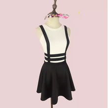 Load image into Gallery viewer, Hot Sale Elastic Band Suspender Dress
