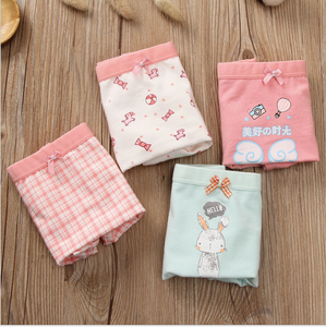 Kids Girls Hight Quality Stock 3-14Y Years Cartoon Printed Underwear Boxers