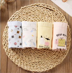 Kids Girls Hight Quality Stock 3-14Y Years Cartoon Printed Underwear Boxers