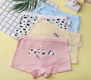 Kids Girls Hight Quality Stock 3-14Y Years Cartoon Printed Underwear Boxers