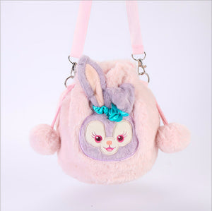 Ballet Rabbit Bear Plush Cute Change Sling Bag